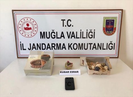 Muğla’da kargoyla gönderilen kuru pasta içine zulalanmış uyuşturucu ele geçirildi