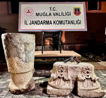 Sit alanında kaçak kazı yapan kişi yakalandı