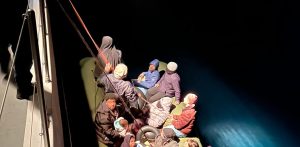 Bodrum açıklarında 18 düzensiz göçmen kurtarıldı