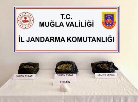 Bodrum’da yolcu otobüsünde uyuşturucu ele geçirildi