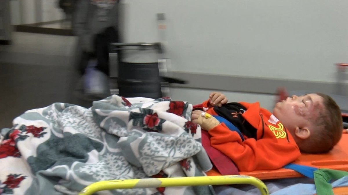 Minik Eymen’in ‘baba’ diye ağlaması yürek parçaladı