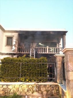 Muğla’da evde çıkan yangın söndürüldü