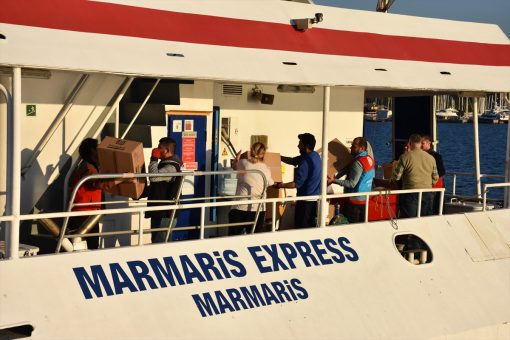 Rodos Müslümanları Derneğinin deprem bölgesine yardımı sürüyor