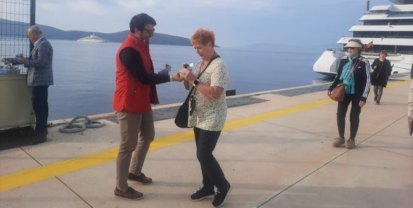 Bodrum’a sezonun ilk kruvaziyeri geldi