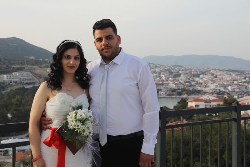 Hatay’daki depremden sağ kurtulan çift Datça’da evlendi