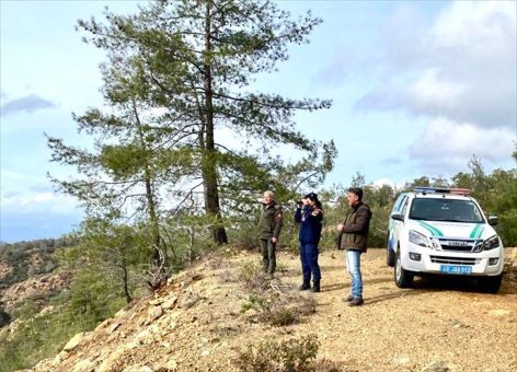 Muğla’da yavrulama dönemi yaban keçilerinin avlanmasını önlemek için denetim yapıldı