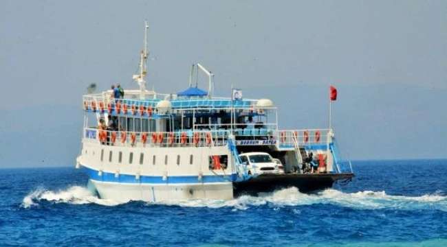 Bodrum-Datça feribot seferleri hava muhalefeti nedeniyle iptal edildi