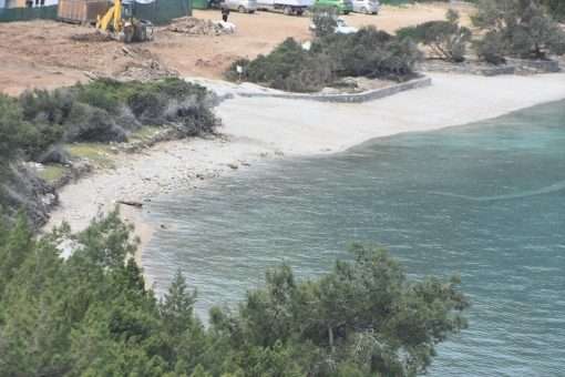 Bodrum’da sahile beyaz kum döken firmaya para cezası uygulandı