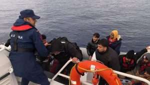 Datça açıklarında 31 düzensiz göçmen kurtarıldı