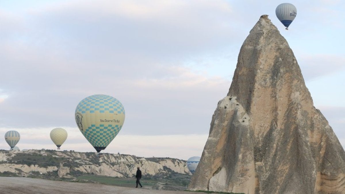 Kapadokya, bayram tatilinde 73 bin kişiyi ağırladı