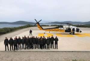 Muğla’da OGM envanterine giren ilk yangın söndürme helikopterlerinin test uçuşu yapıldı
