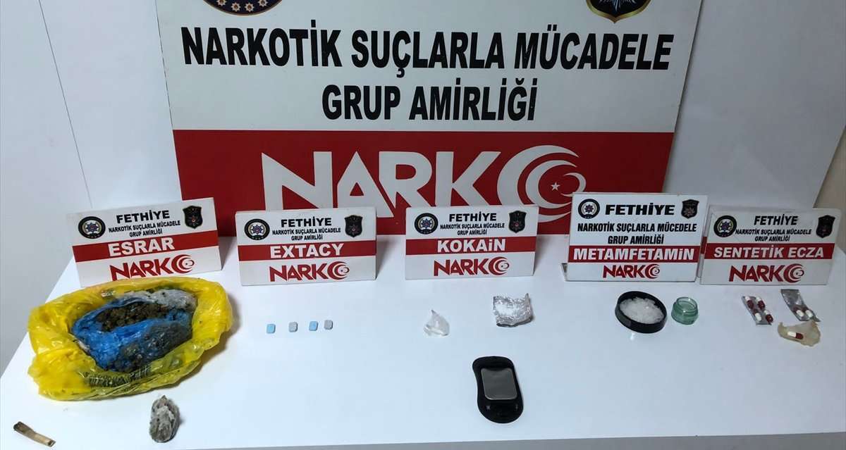 Muğla’da uyuşturucu operasyonunda 3 kişi tutuklandı