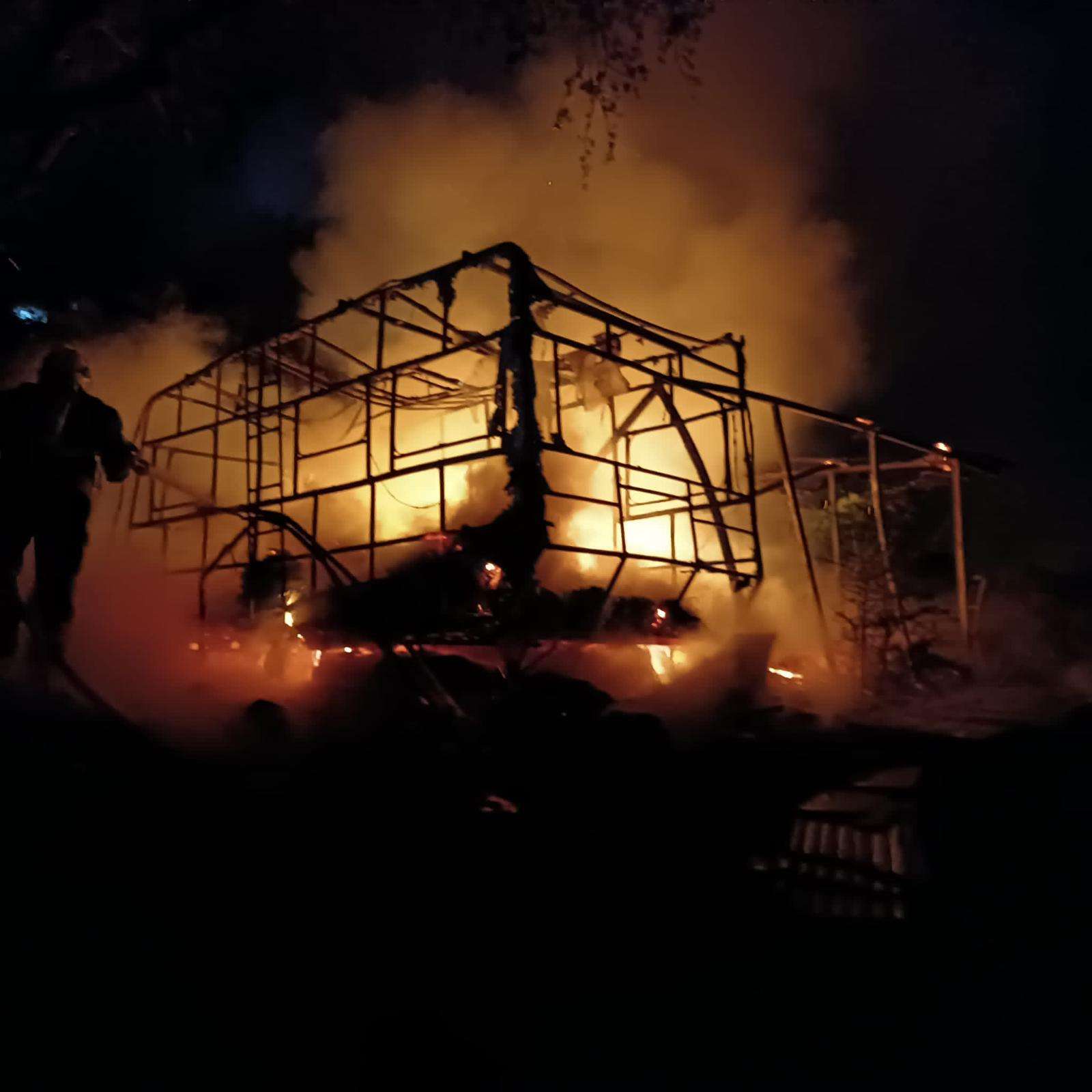 Bodrum’da İngiliz uyruklu kadın karavanda çıkan yangında öldü