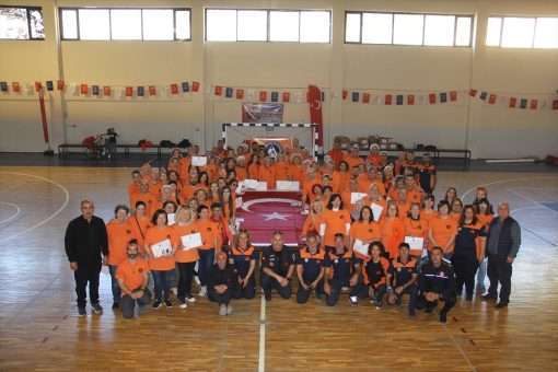 Datça’da arama kurtarma ekibine katılan 160 kursiyere sertifikaları verildi