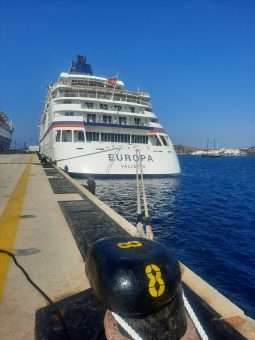 Kruvaziyer “Europa” ile Bodrum’a 343 turist geldi