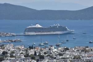 Kruvaziyer “Marina” ile Bodrum’a 1182 turist geldi