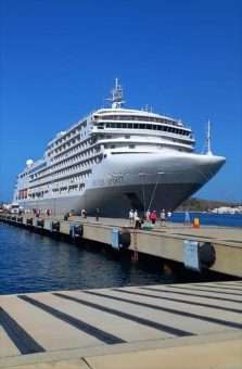 Lüks yolcu gemisi “Silver Spirit” ile Bodrum’a 564 turist geldi
