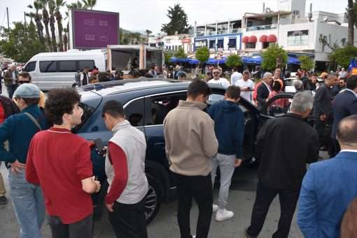 Yerli otomobil Togg, Bodrum’da vatandaşlara tanıtıldı