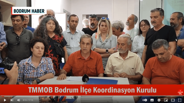 “Bodrum doğasını, havasını yok edenler ile  işbirliği etmekten vazgeçin.” Video Haber