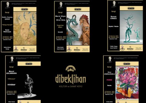 Dibeklihan’da 10 Haziran Cumartesi Beş Sergi Açılışı Aynı Anda.