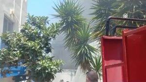Bodrum’da bir otelde çıkan yangın hasara neden oldu