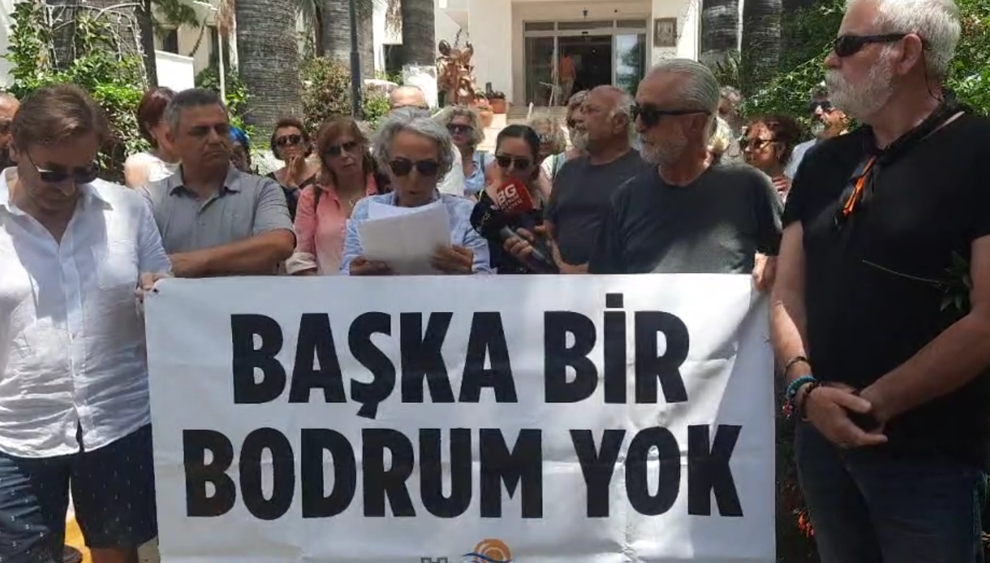 Sayın Başkan, “Ya Bodrum’dan tarafsınızdır.  Ya da değilsinizdir.”