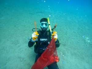 Fethiye’de deniz dibi ve koy temizliği yapıldı