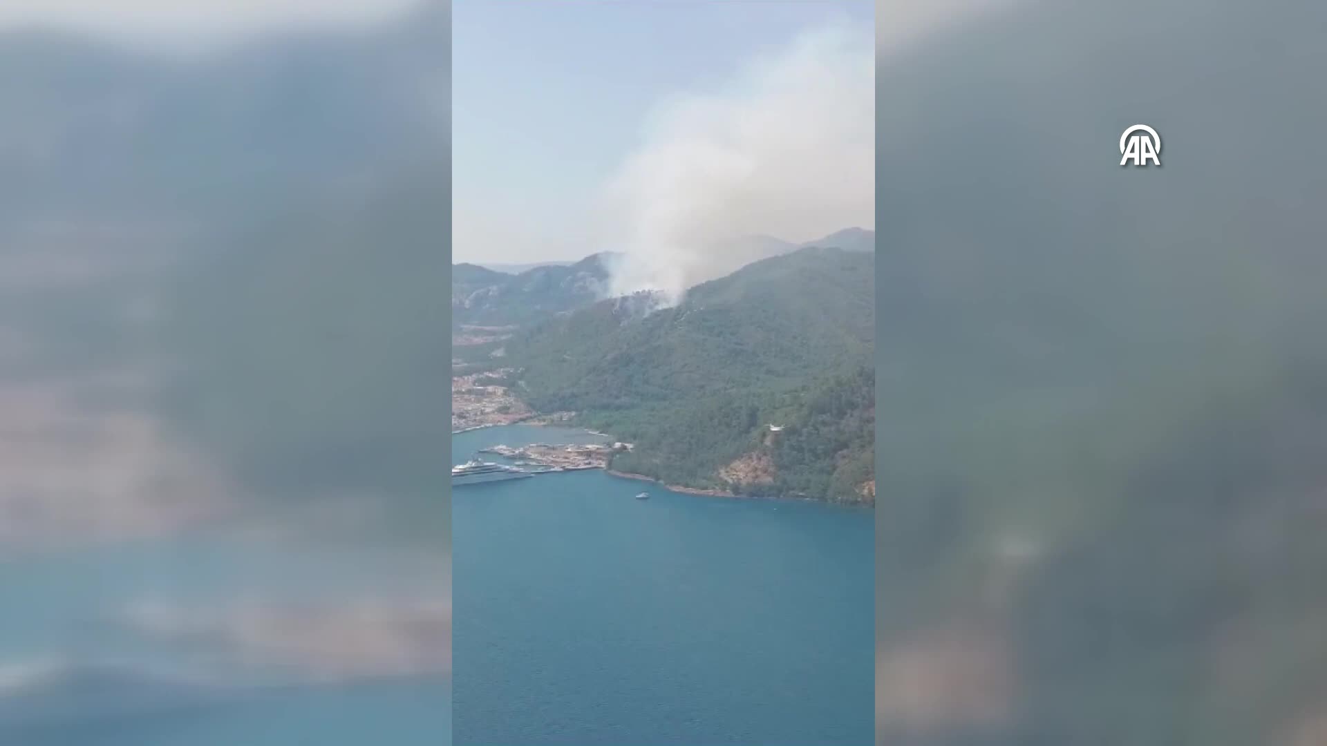 Marmaris’teki orman yangını kontrol altına alındı