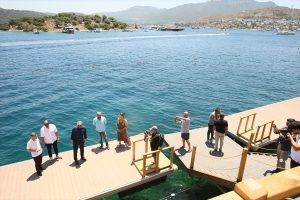 Kültür ve Turizm Bakan Yardımcısı Alpaslan, Bodrum’da halk plajının açılışında konuştu: