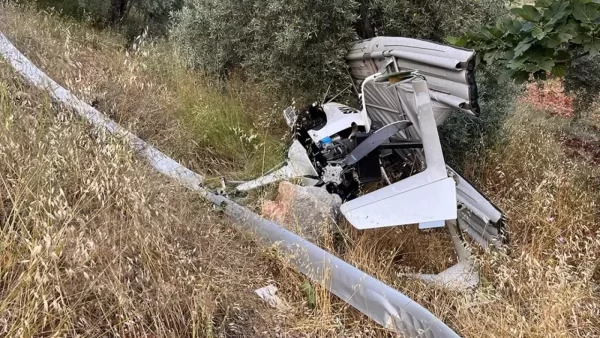 Muğla’da cayrokopterin düşmesi sonucu 2 kişi yaralandı