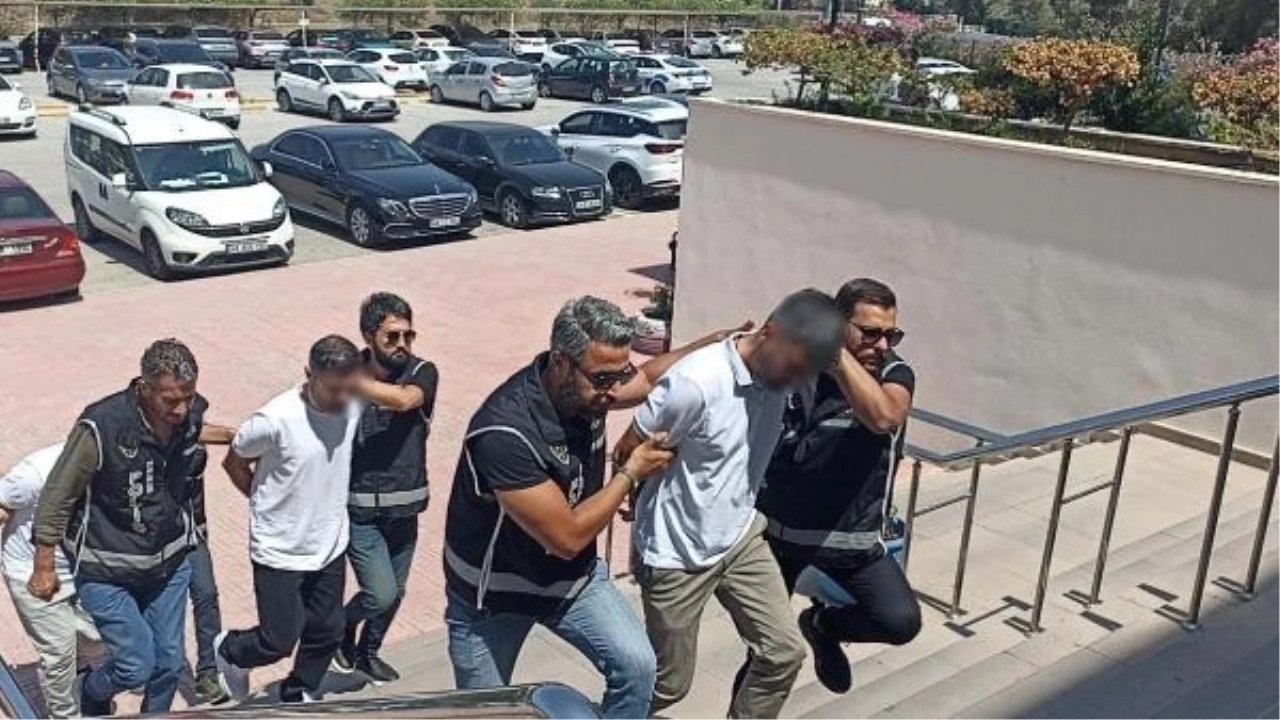 Bodrum’da suç örgütü operasyonunda 5 şüpheli yakalandı