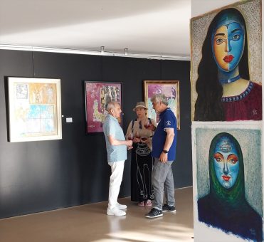 Bodrum’da ressam Nezir Korkmaz’ın eserleri sergileniyor