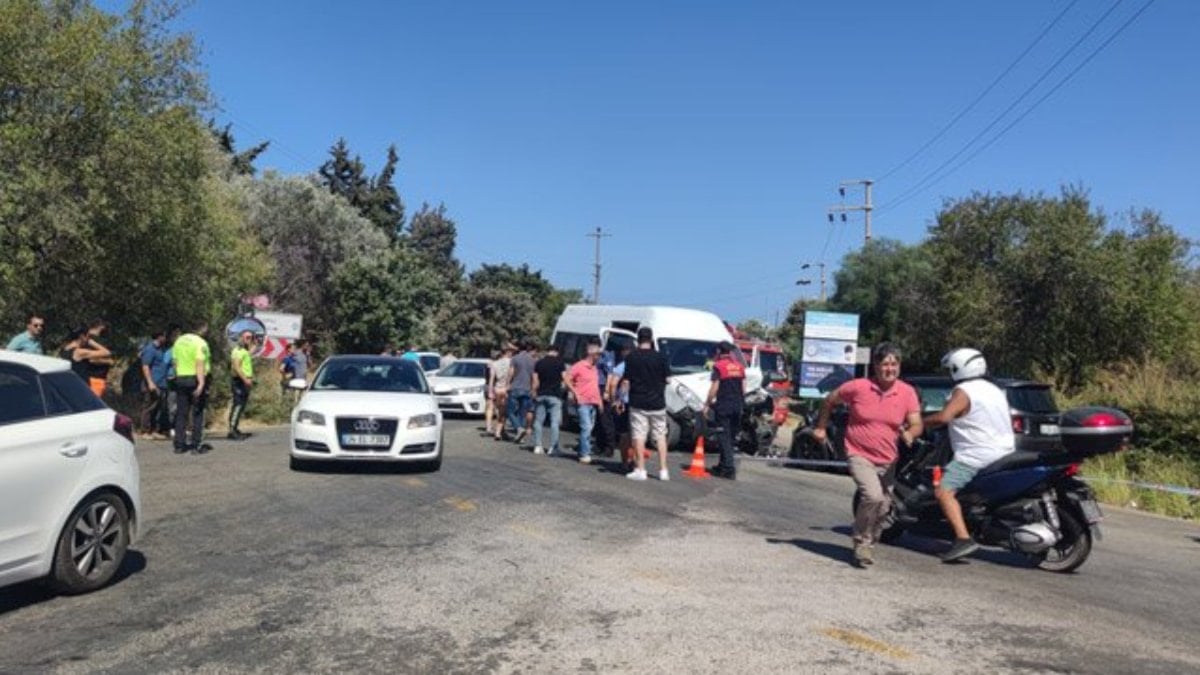 Datça’da korkunç kaza: 18 yaralı