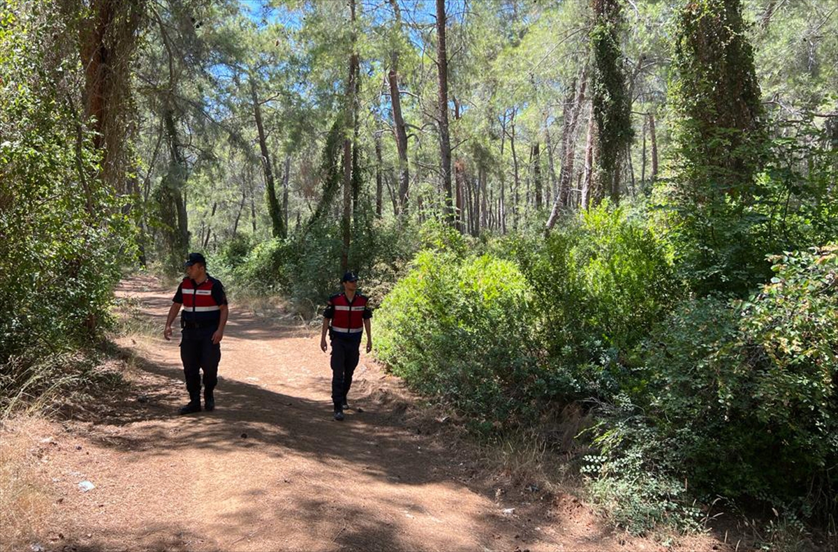 Muğla’da jandarma ekipleri orman yangınlarına karşı devriye görevi yapıyor
