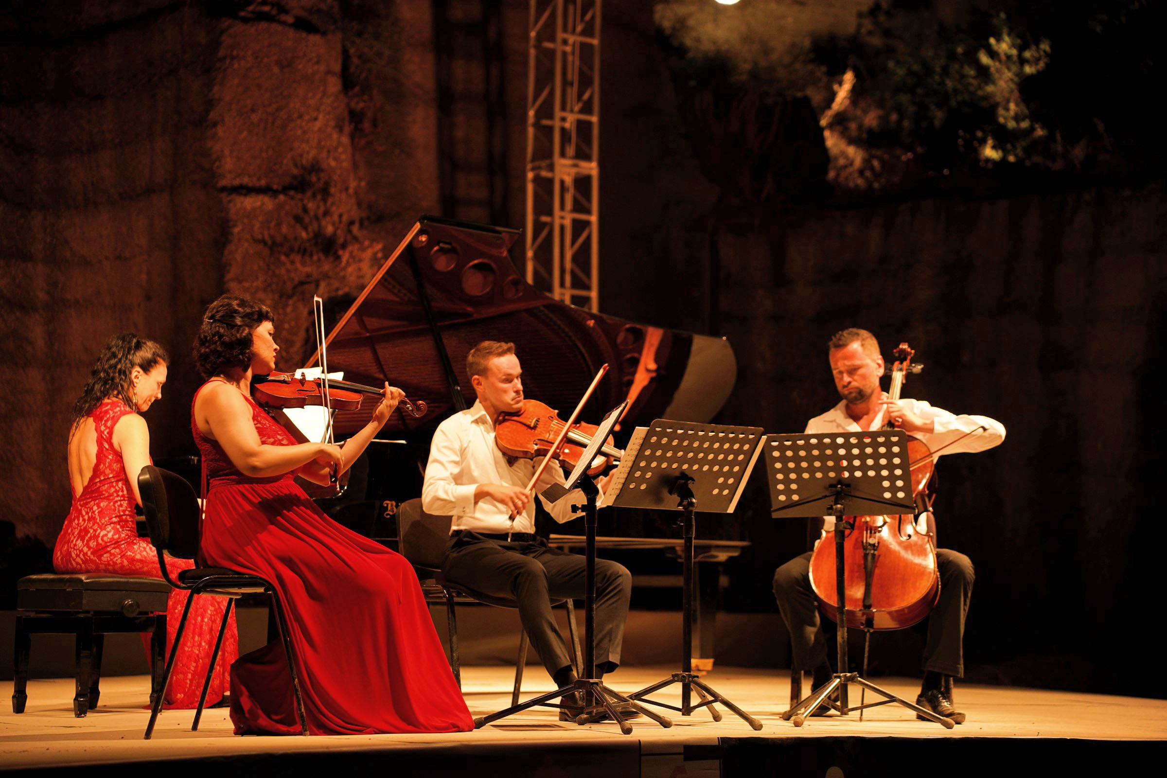 Metropolis Piano Quartet Gümüşlük’te festival sahnesindeydi