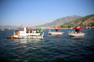 Acil müdahale teknesi göreve başladı