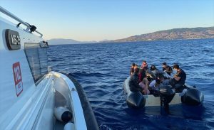 Bodrum açıklarında 25 düzensiz göçmen kurtarıldı