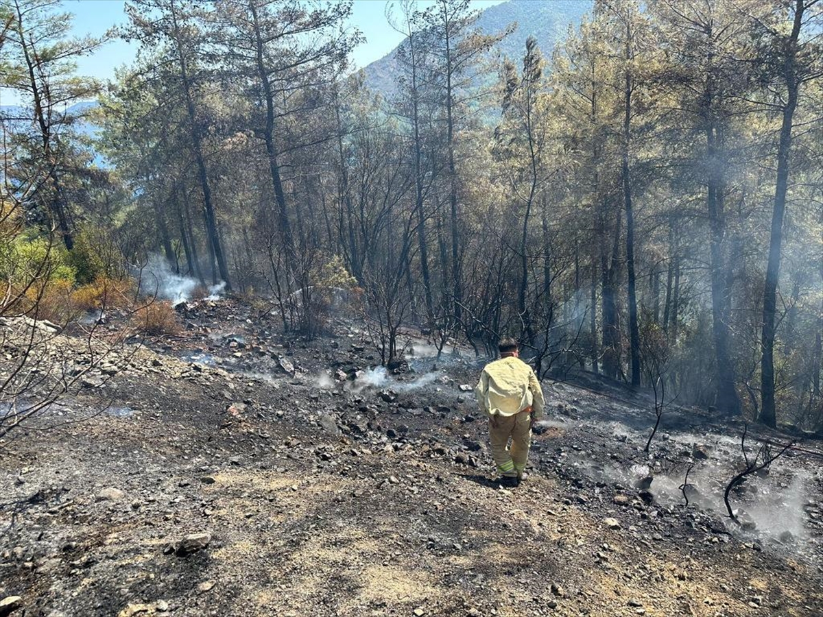 "Marmaris'te Çıkan Orman Yangını Kontrol Altına Alındı"