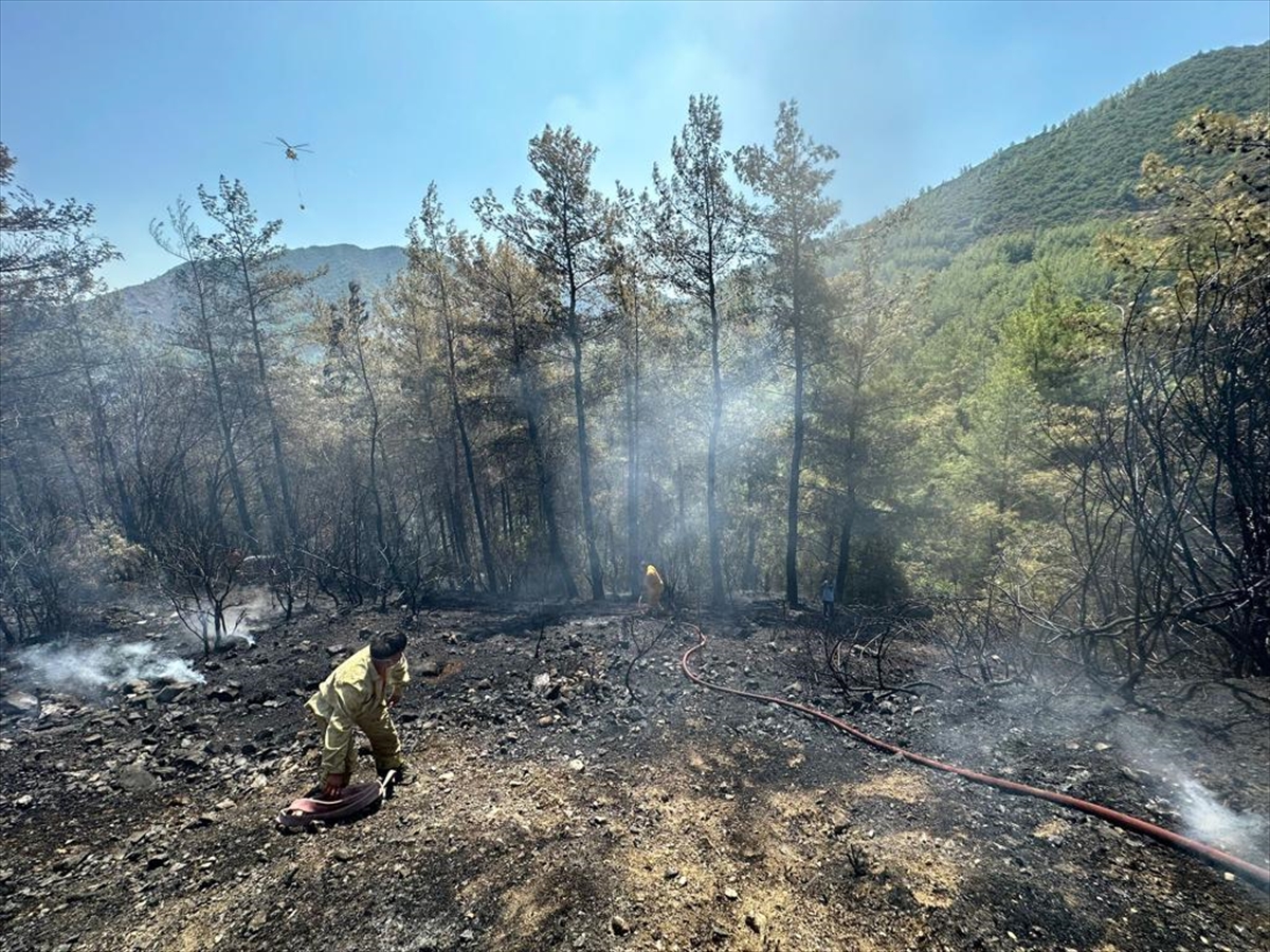 "Marmaris'te Çıkan Orman Yangını Kontrol Altına Alındı"
