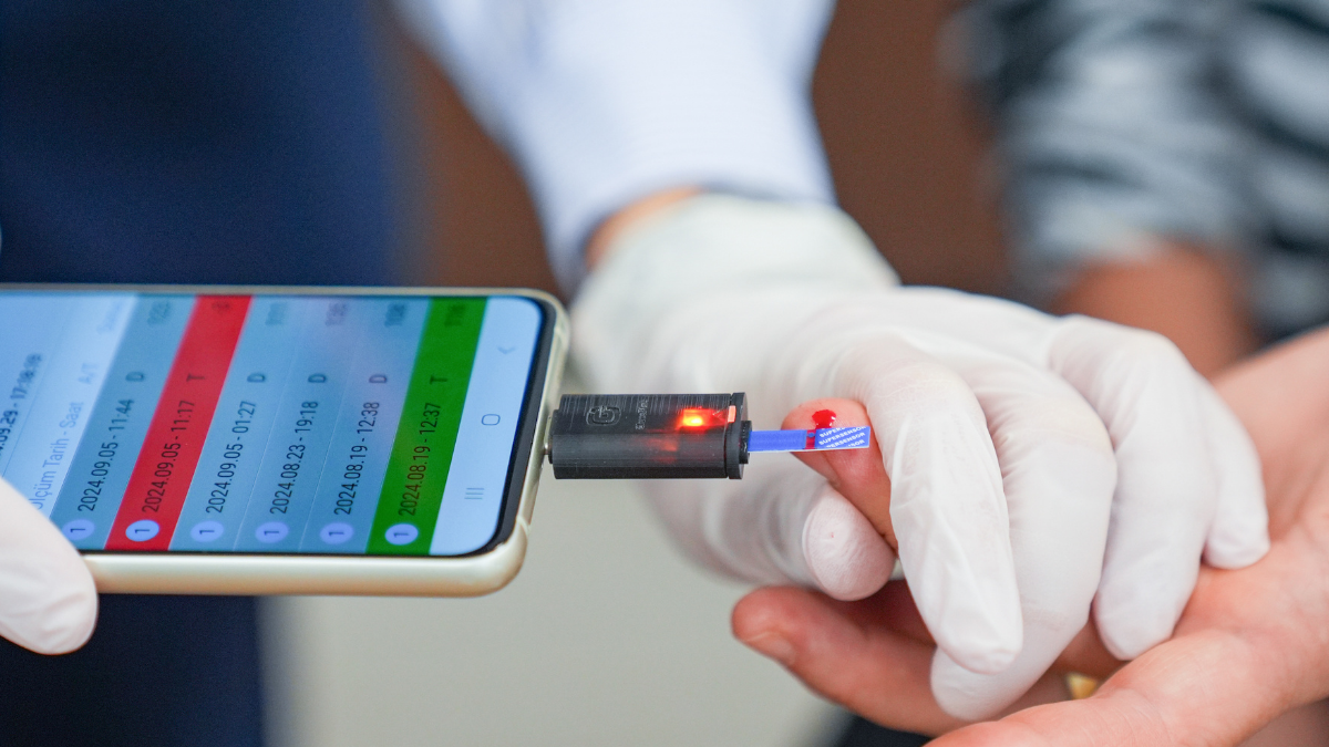 Cep telefonu ile şeker ölçülebilecek