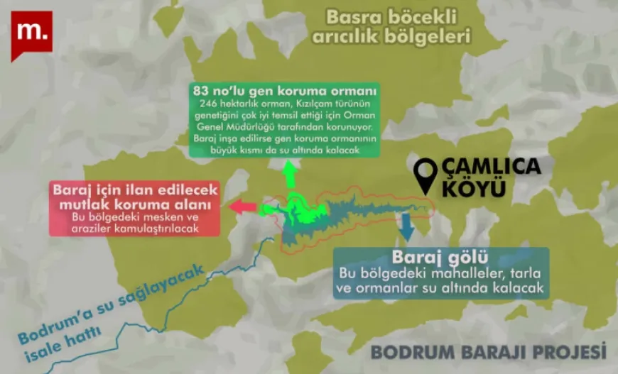 Bodrum’un 2065 yılına kadar su sorunu Bodrum Baraj Projesi ile çözülecek
