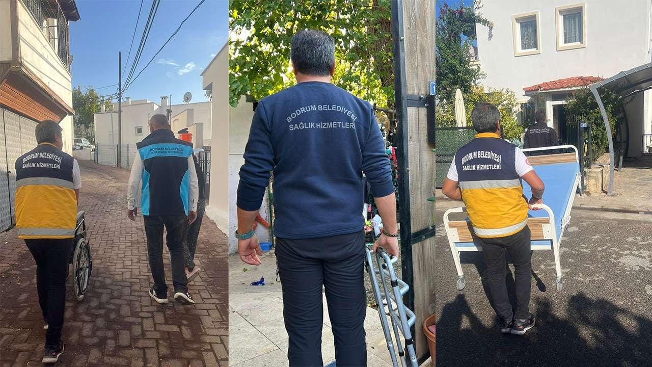 Bodrum Belediyesi’nden Vatandaşa Medikal Malzeme Desteği