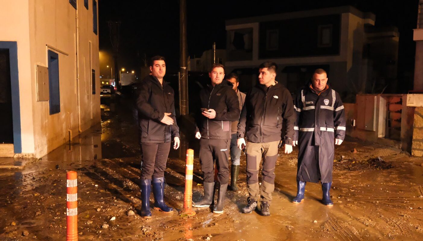 Bodrum’da Yoğun Yağış: Ekipler Sahada