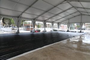 Menteşe Kent Meydanı Yılbaşı Festivaline Hazırlanıyor