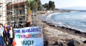 Halk plajında liman inşaatı başladı: Vatandaşlar ayaklandı
