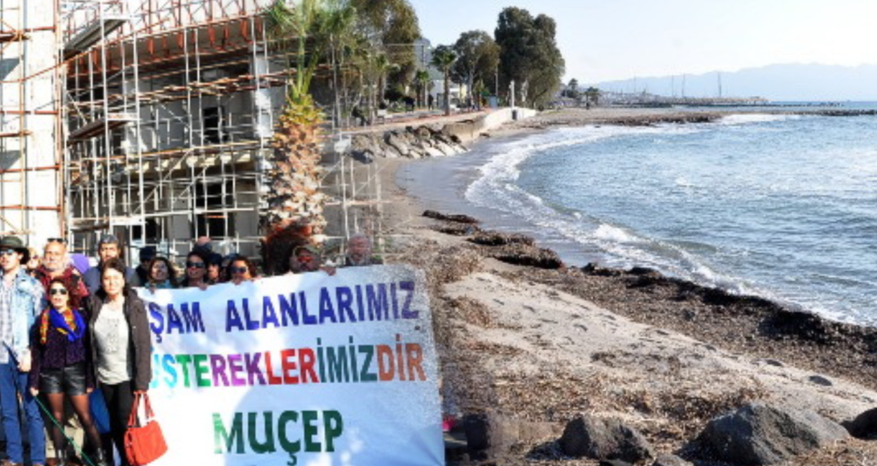 Halk plajında liman inşaatı başladı: Vatandaşlar ayaklandı
