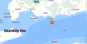 Muğla Bodrum’da 3.3 Büyüklüğünde Deprem