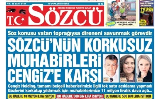 Cengiz Holding’den Yaşar Anter’e 10 Milyon TL’lik Tazminat Davası