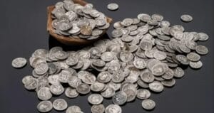 Değeri dudak uçuklattı! İmparator Nero dönemine ait bin 368 sikke bulundu