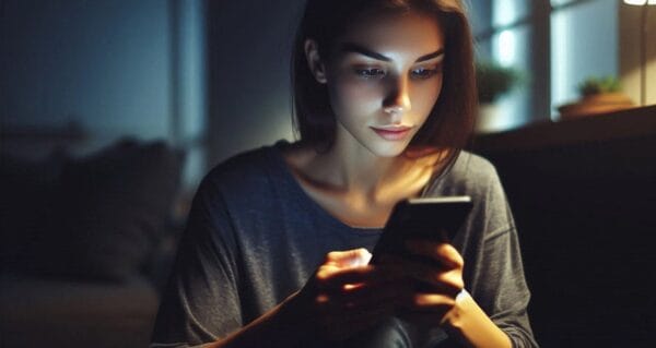 Gece karanlıkta telefon kullanımı miyop riskini arttırıyor!